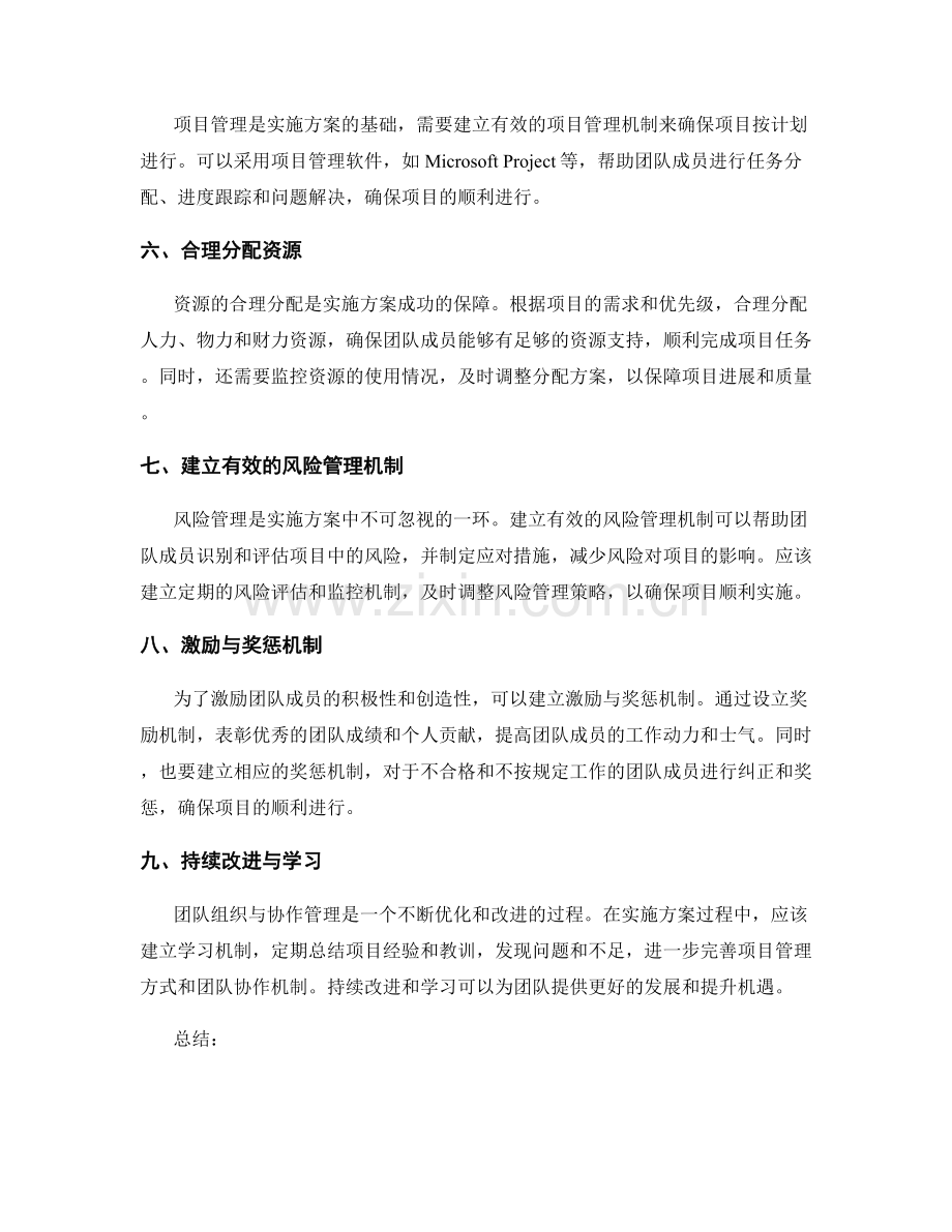 实施方案的团队组织与协作管理.docx_第2页