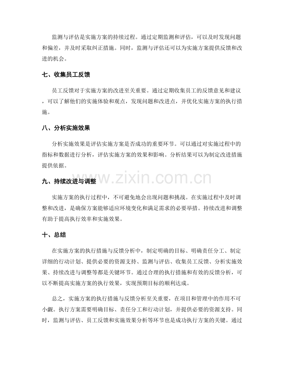 实施方案的执行措施与反馈分析.docx_第2页