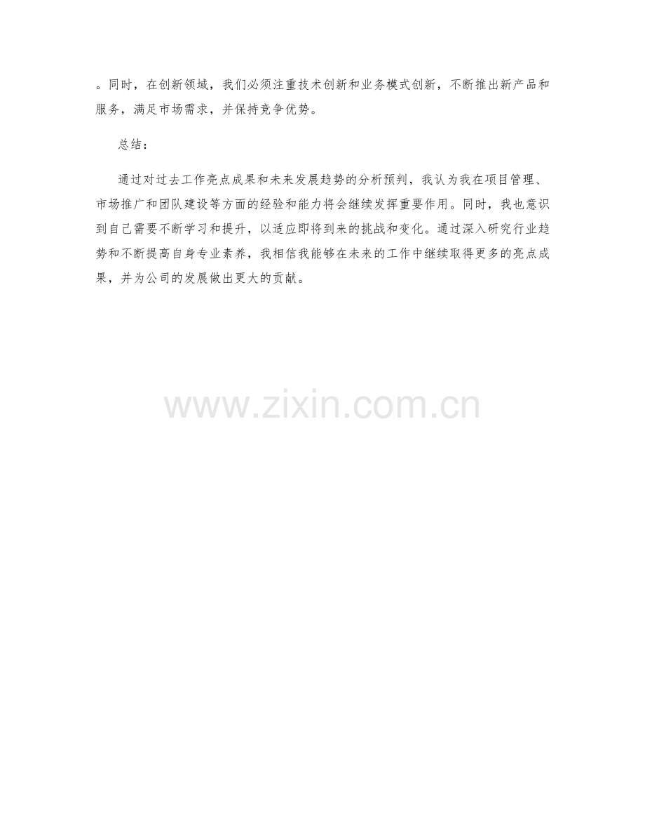 工作总结的亮点成果与发展趋势分析预判.docx_第2页