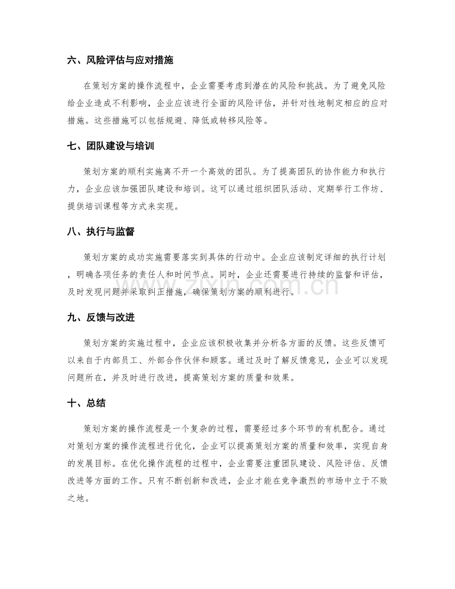 策划方案的操作流程优化措施.docx_第2页