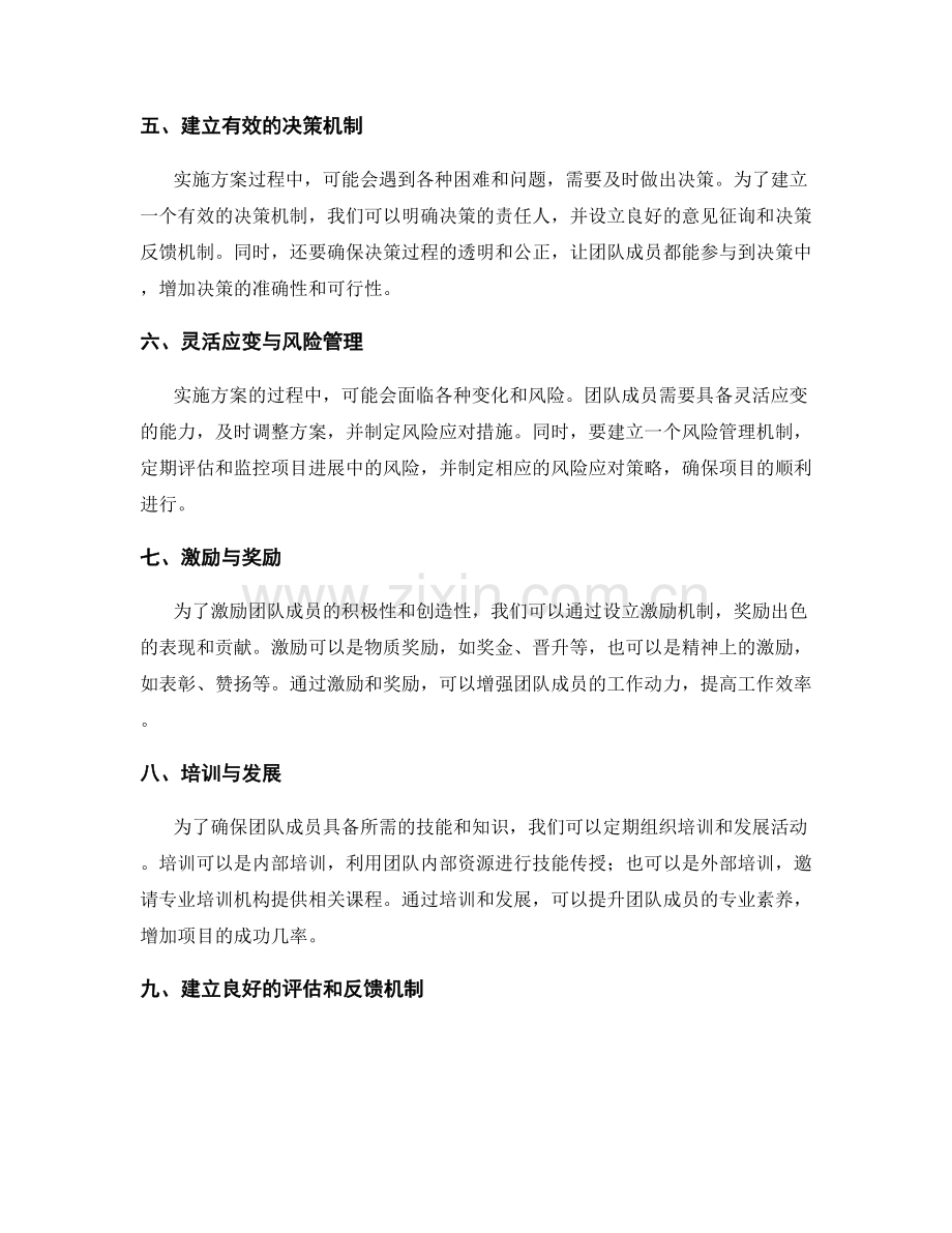 实施方案的关键步骤与团队协作关系管理.docx_第2页