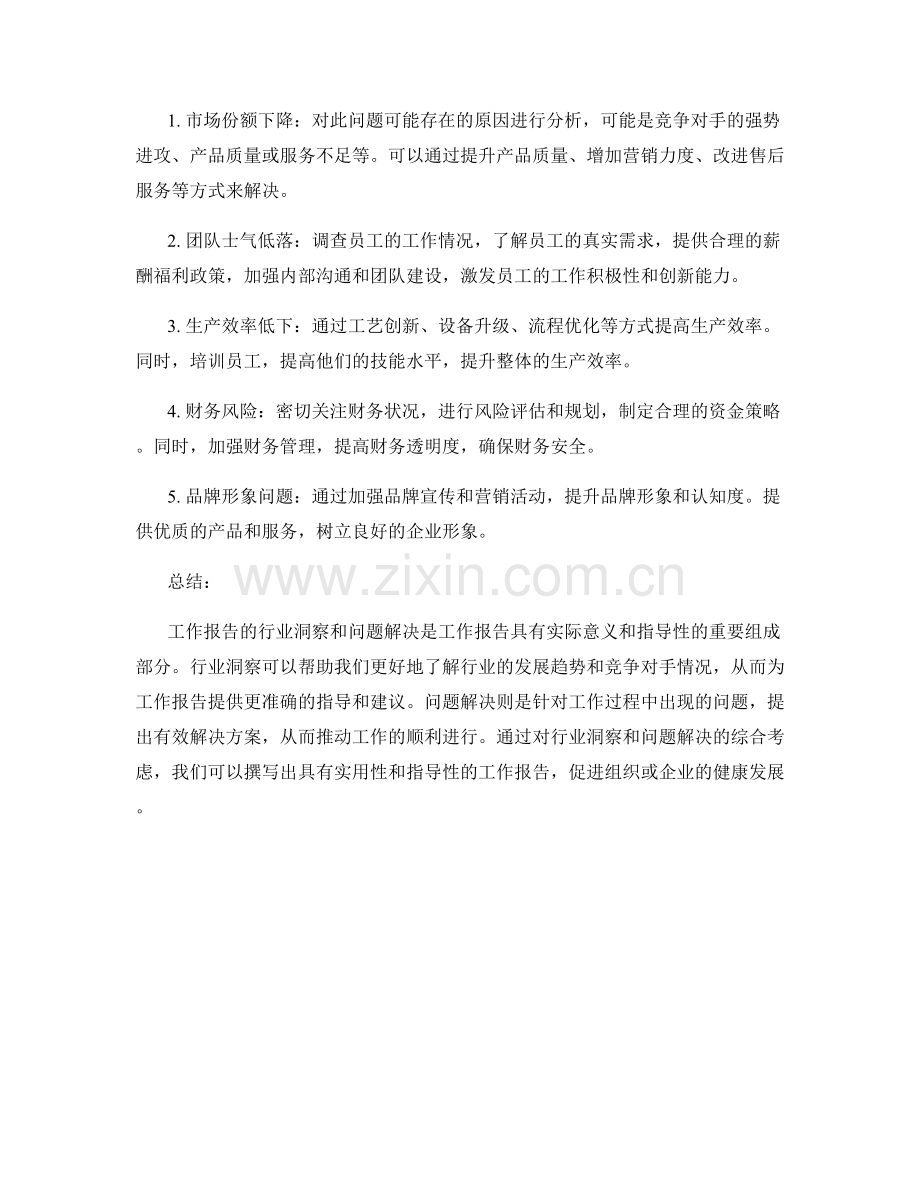 工作报告的行业洞察和问题解决.docx_第2页