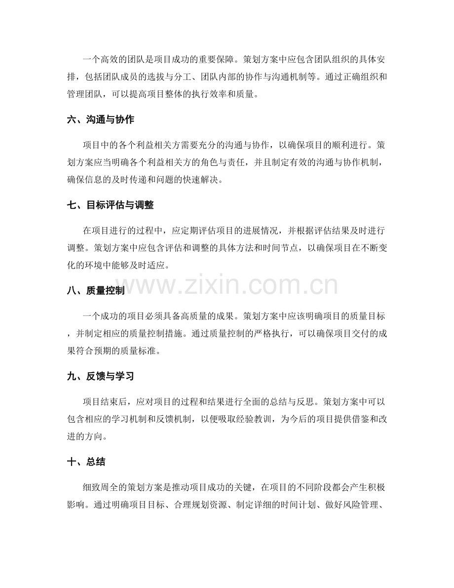 细致周全的策划方案推动项目成功.docx_第2页