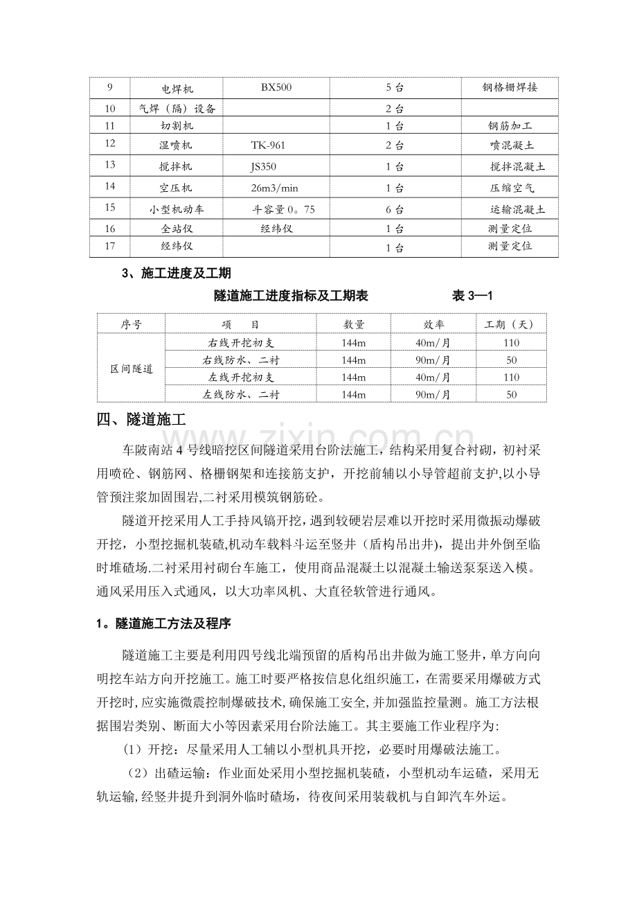 隧道暗挖总体施工方案.doc_第3页