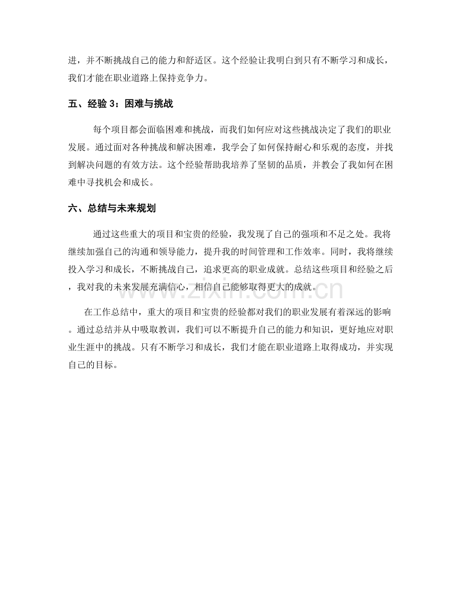 工作总结的重大项目与经验总结.docx_第2页