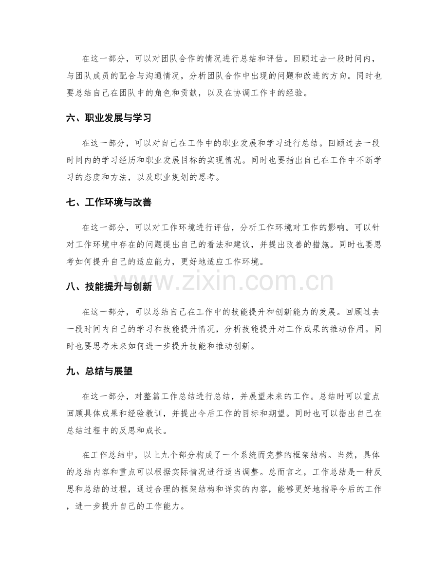 工作总结的框架结构指引.docx_第2页