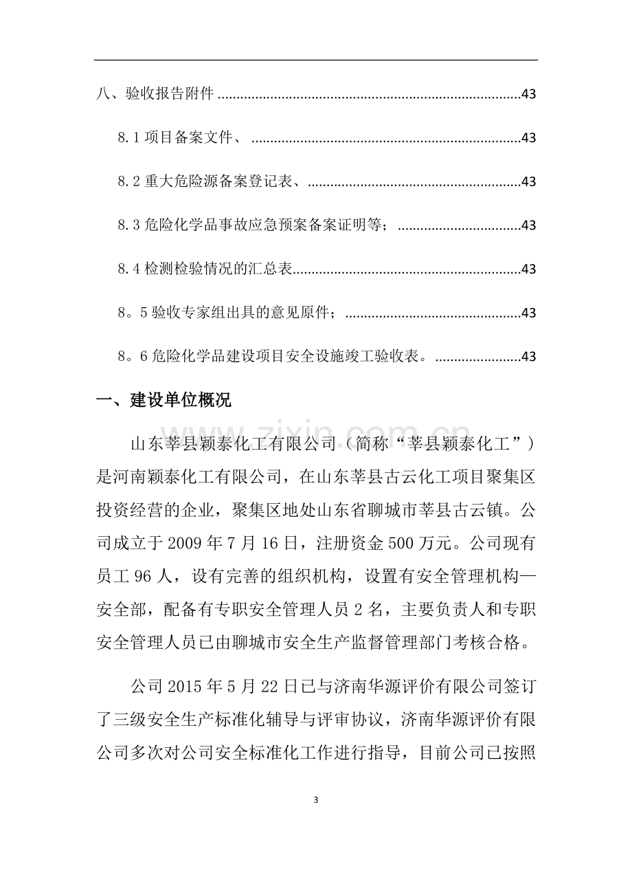 危险化学品建设项目竣工验收报告.docx_第3页