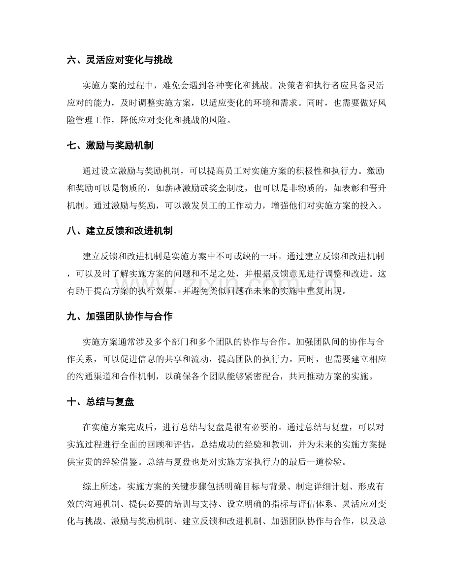 实施方案的关键步骤与执行力.docx_第2页