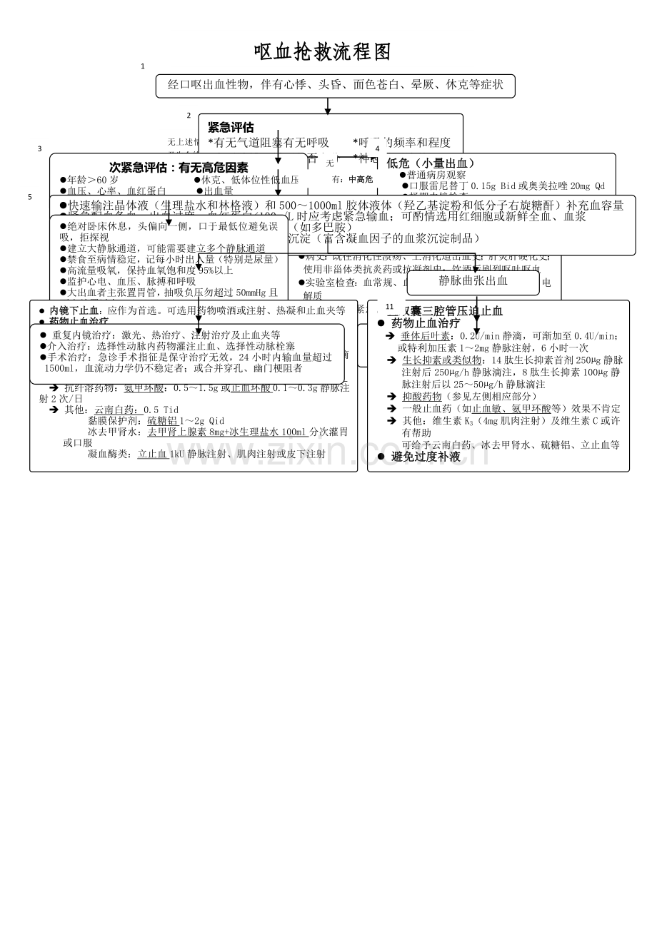 呕血抢救流程图.doc_第1页