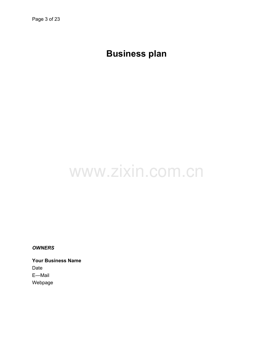 Business-plan-template--全英商业计划书模板.doc_第3页