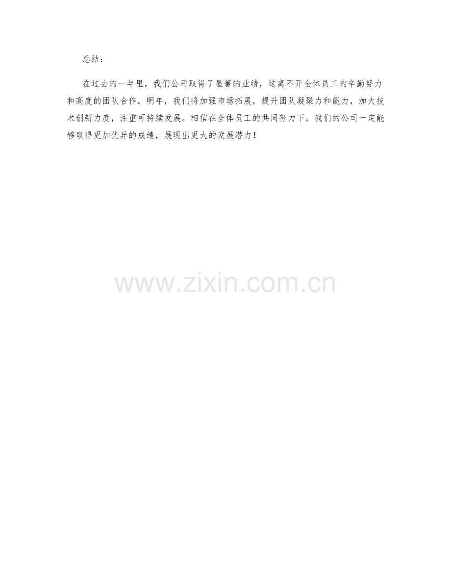 公司年终总结的业绩评价和发展规划.docx_第2页