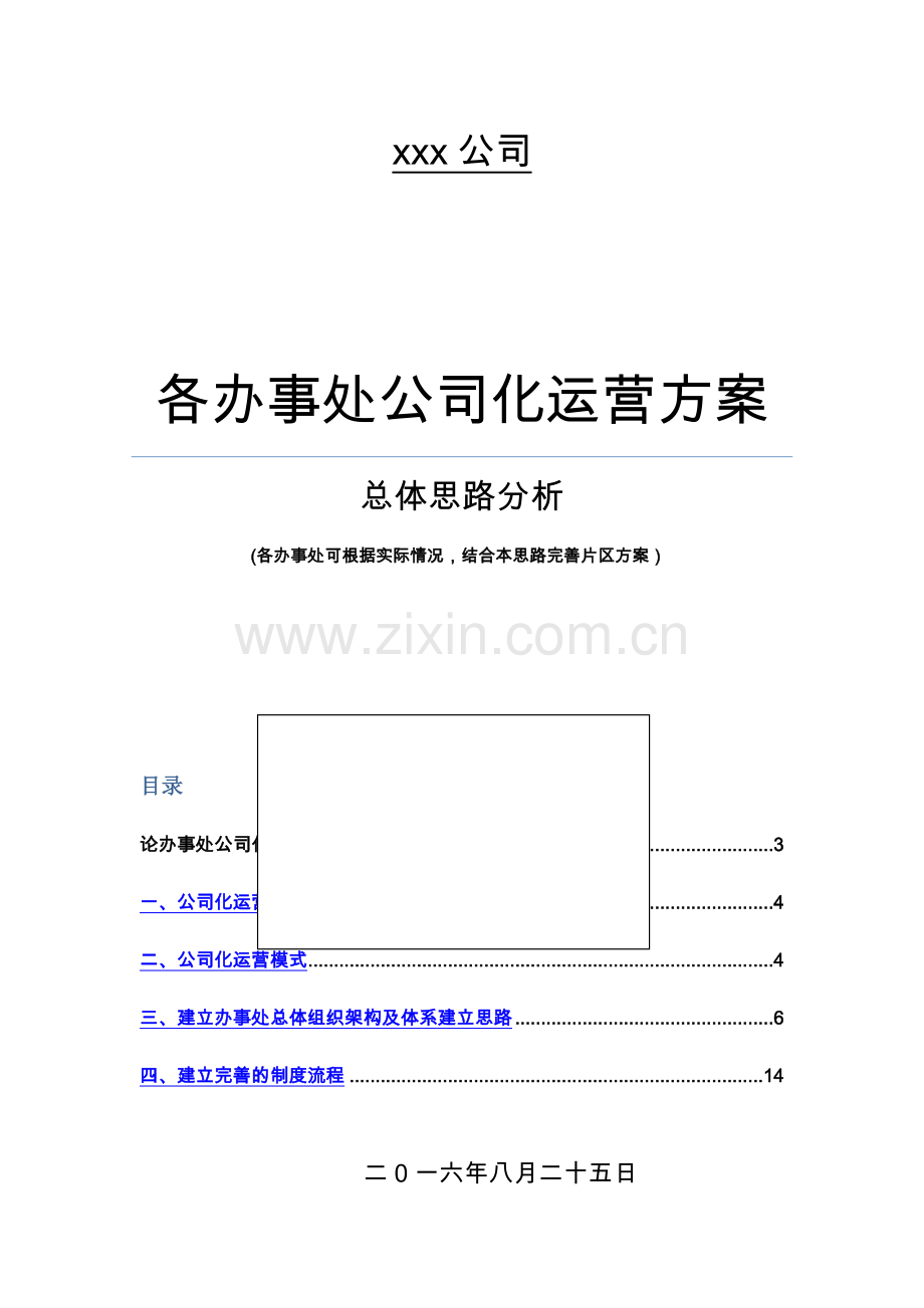 办事处公司化运营方案-wk.doc_第1页