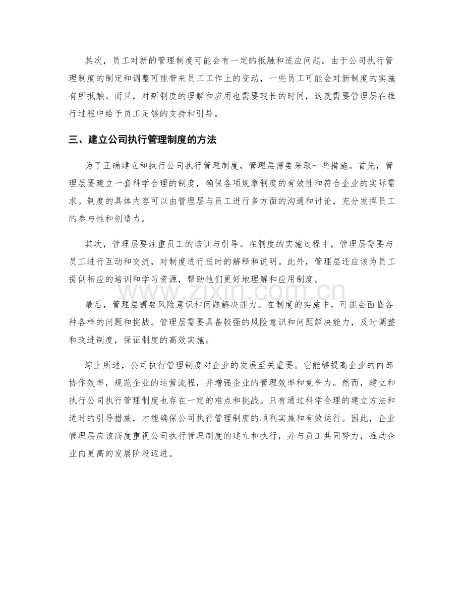 公司执行管理制度.docx_第2页