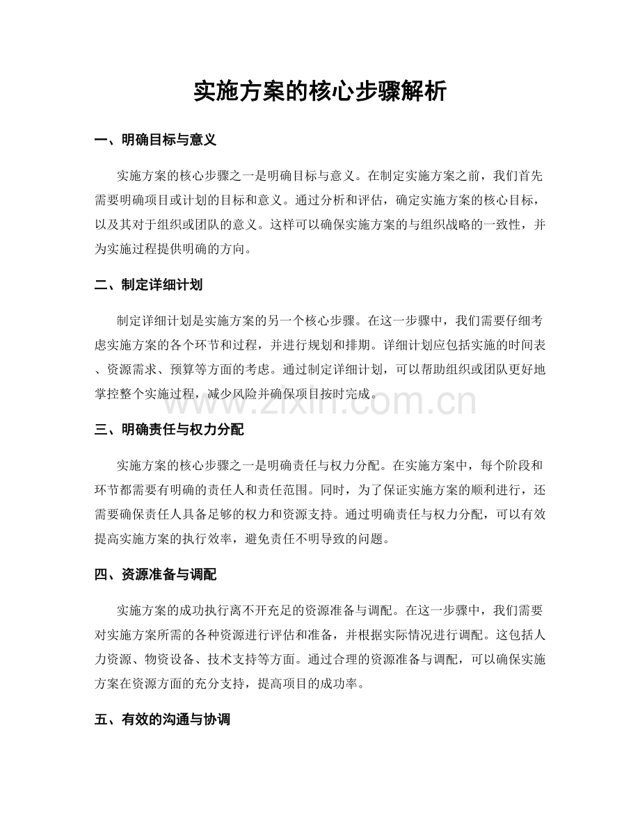 实施方案的核心步骤解析.docx_第1页