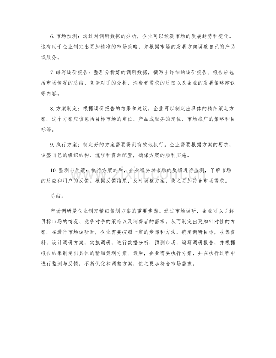 精细策划方案的市场调研与分析.docx_第2页