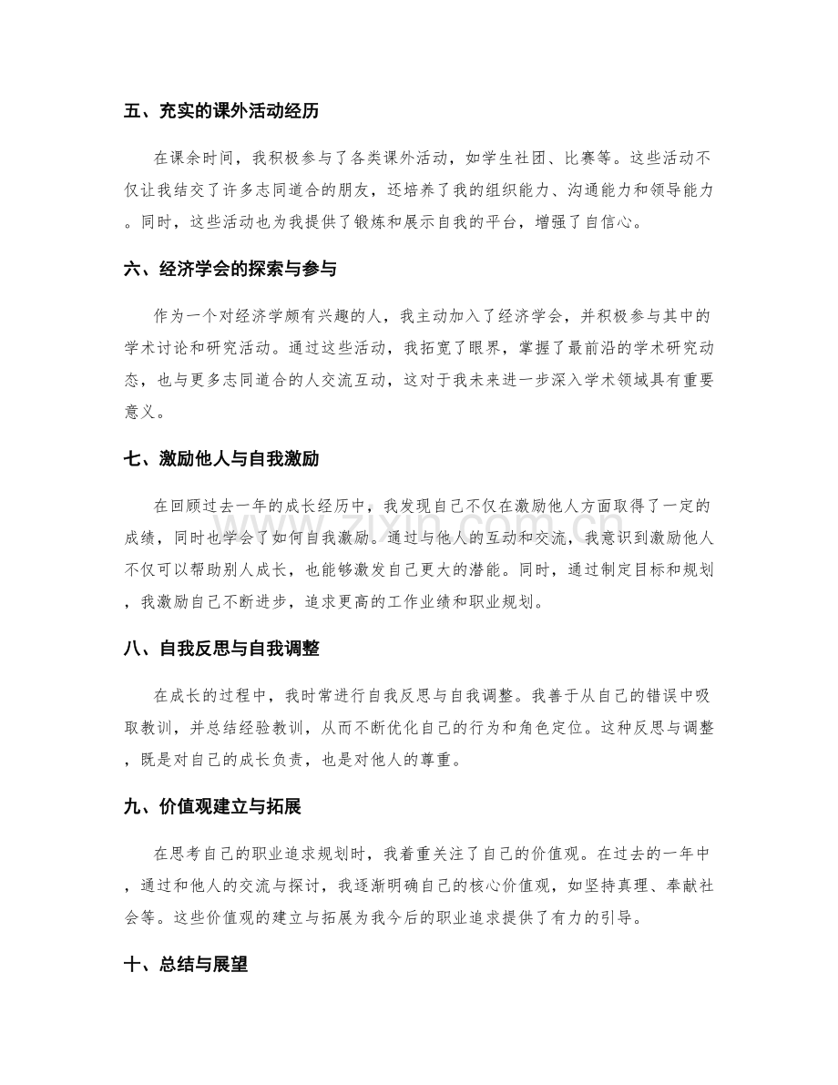 年终总结的成长经历与职业追求规划.docx_第2页