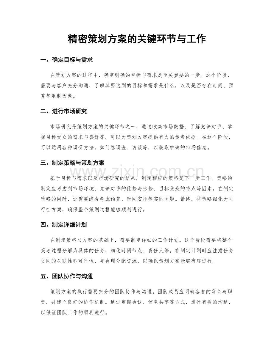 精密策划方案的关键环节与工作.docx_第1页