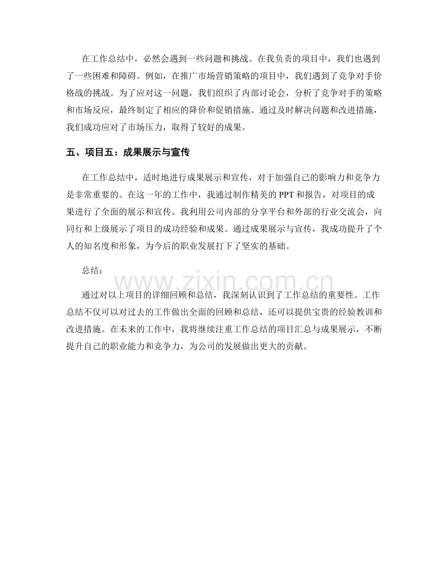 工作总结的项目汇总与成果展示.docx_第2页