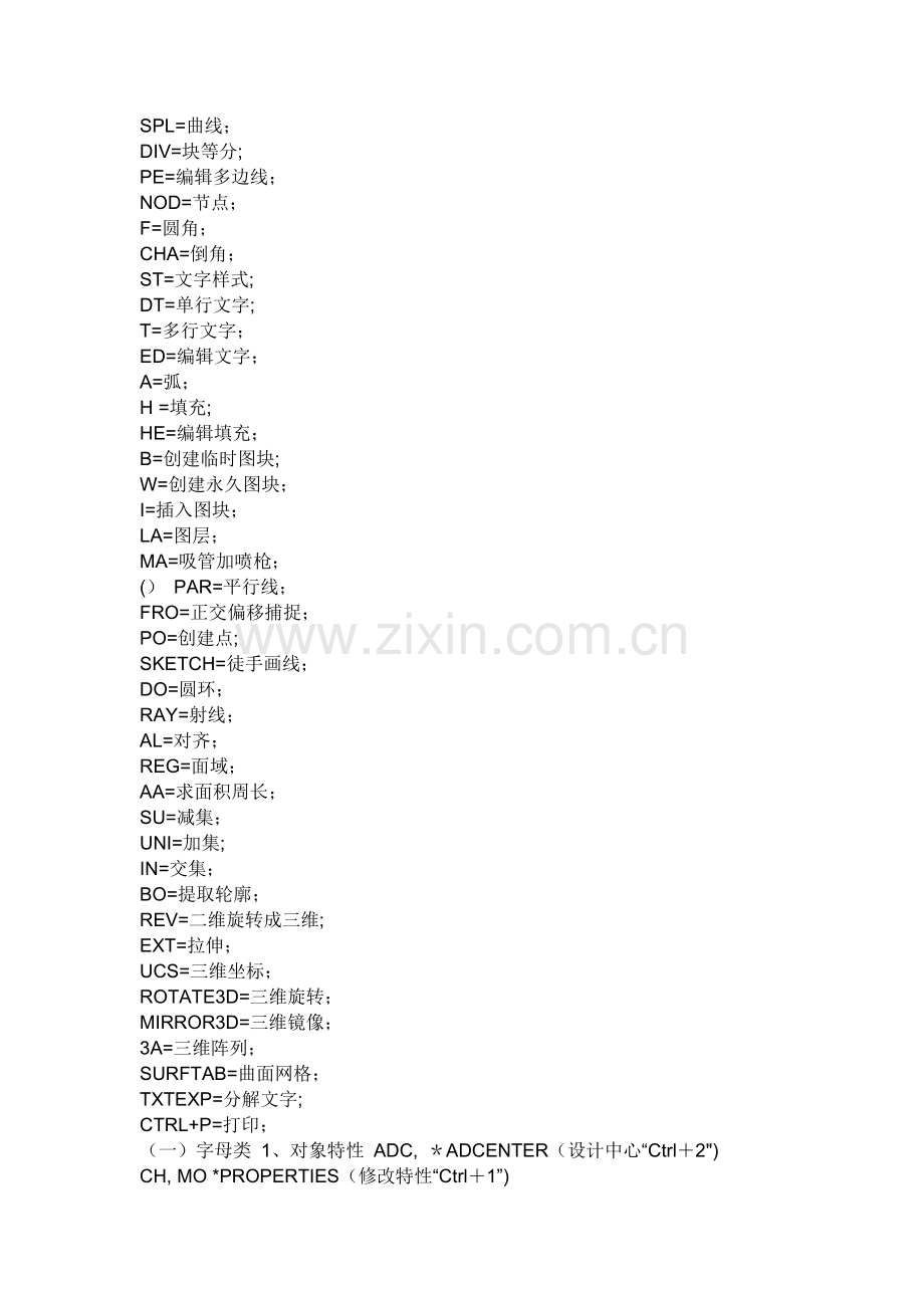 CAD(天正)快捷键.doc_第2页