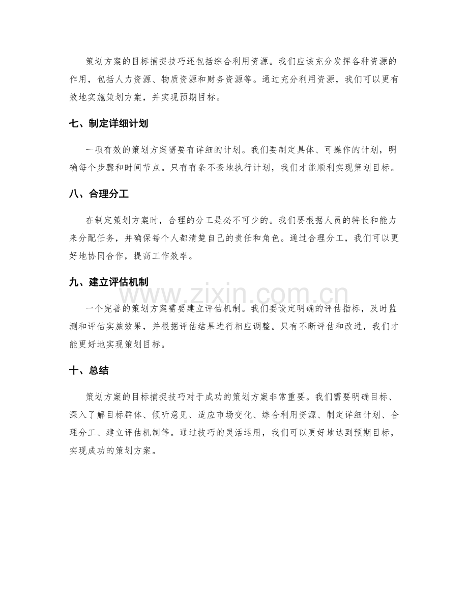 策划方案的目标捕捉技巧.docx_第2页