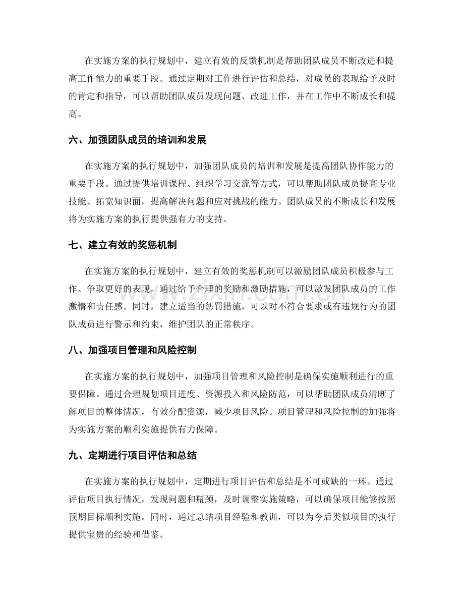 实施方案的执行规划和团队协作能力.docx_第2页