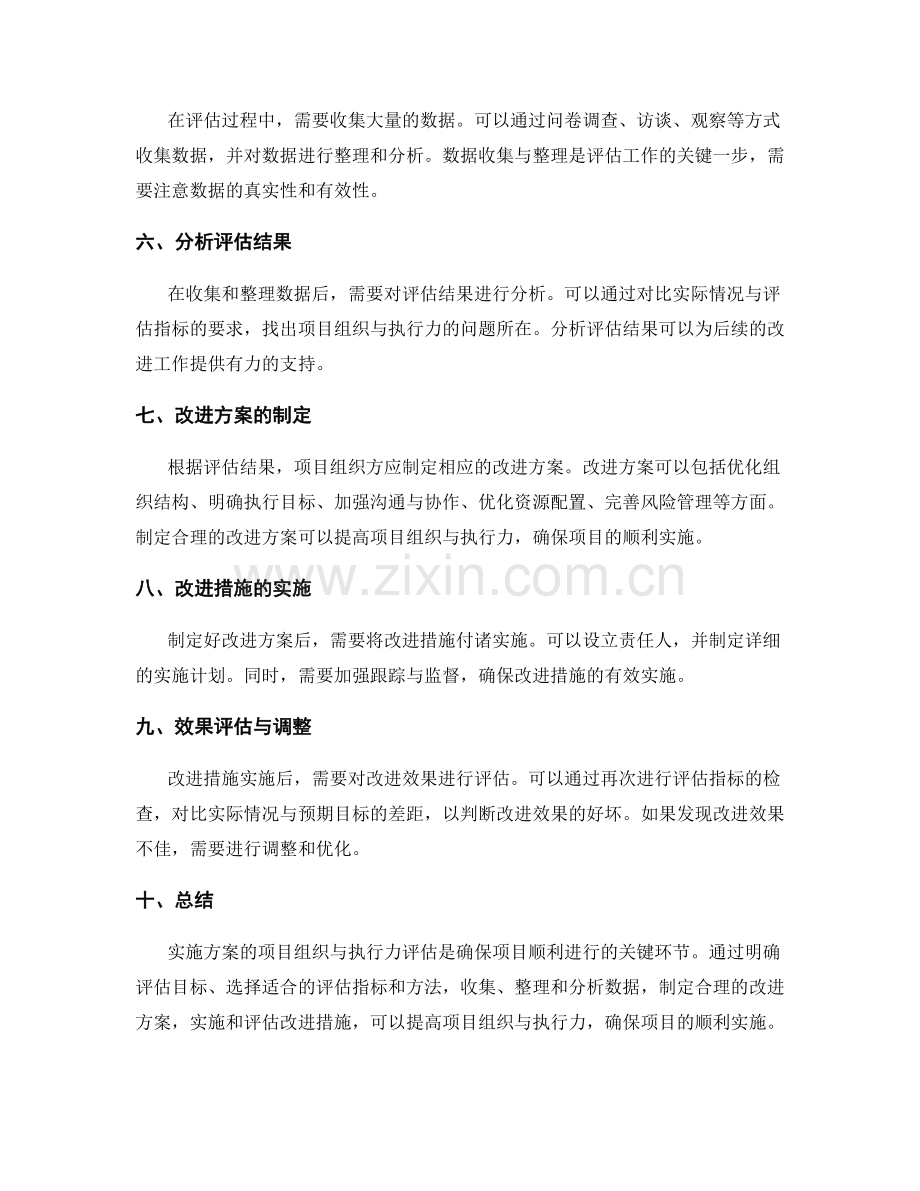 实施方案的项目组织与执行力评估.docx_第2页