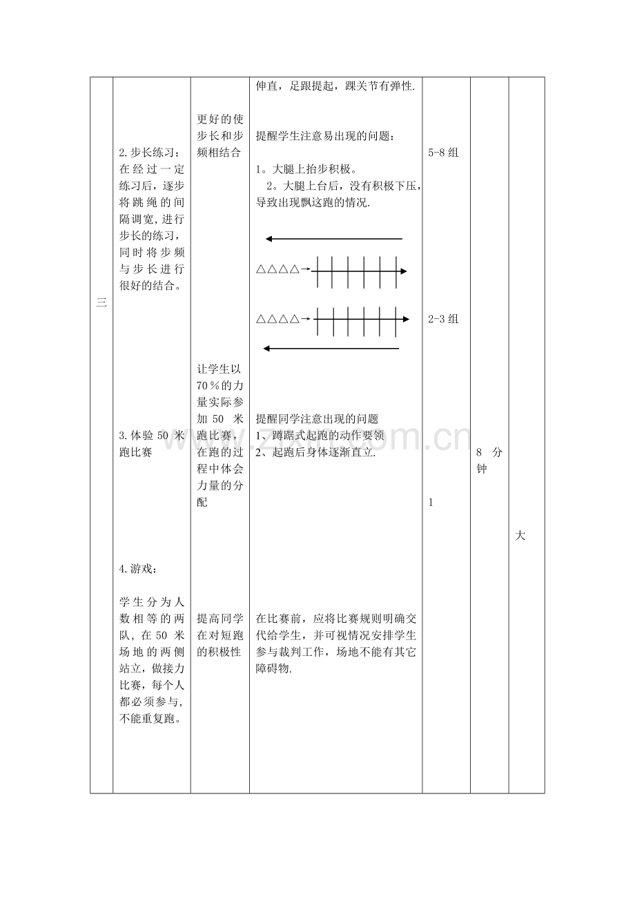 体育短跑教案.doc_第3页