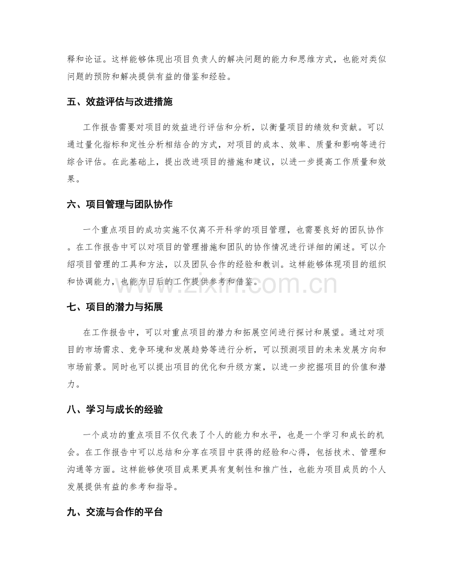 工作报告的重点项目与分析.docx_第2页