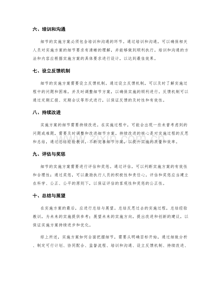 实施方案如何全面把握细节.docx_第2页