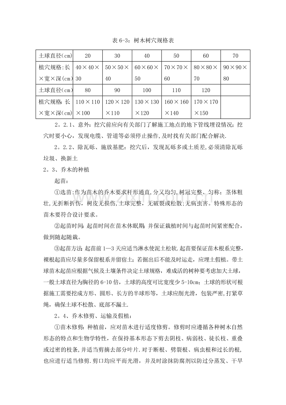 绿化改造工程施工方案及措施.doc_第3页