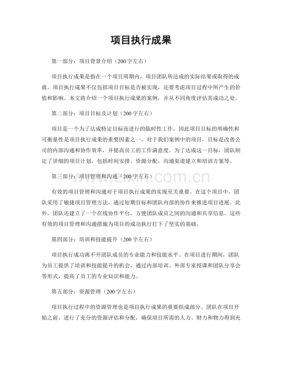 项目执行成果.docx_第1页