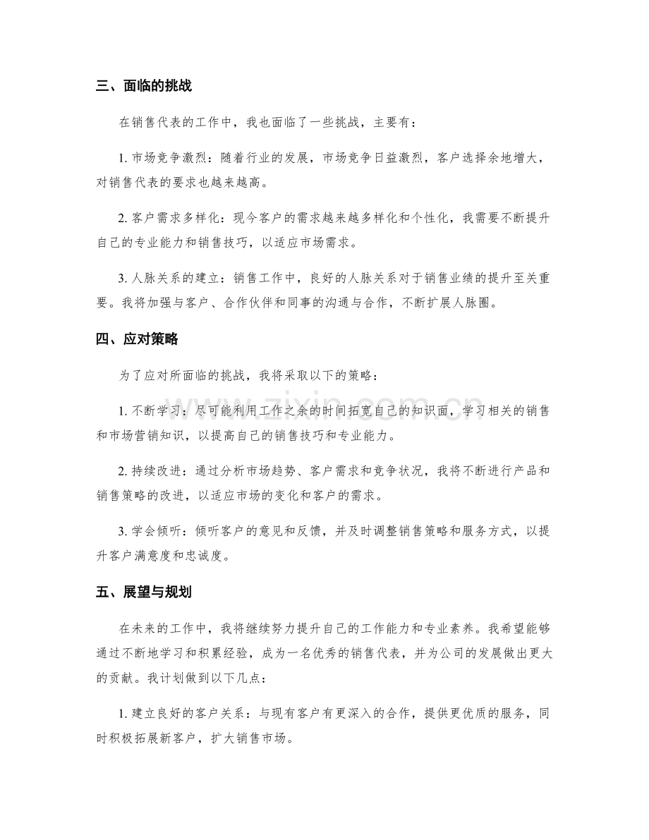 销售代表工作总结.docx_第2页