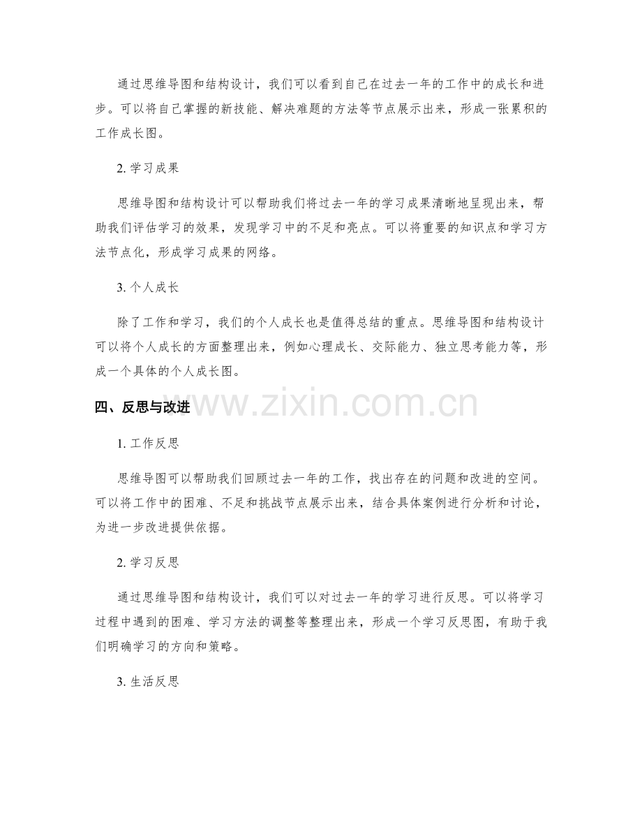 年终总结的思维导图与结构设计.docx_第2页