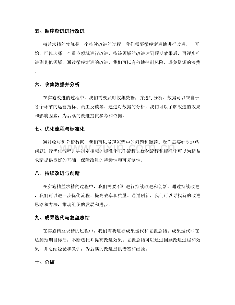 精益求精的实施方案与成果迭代.docx_第2页