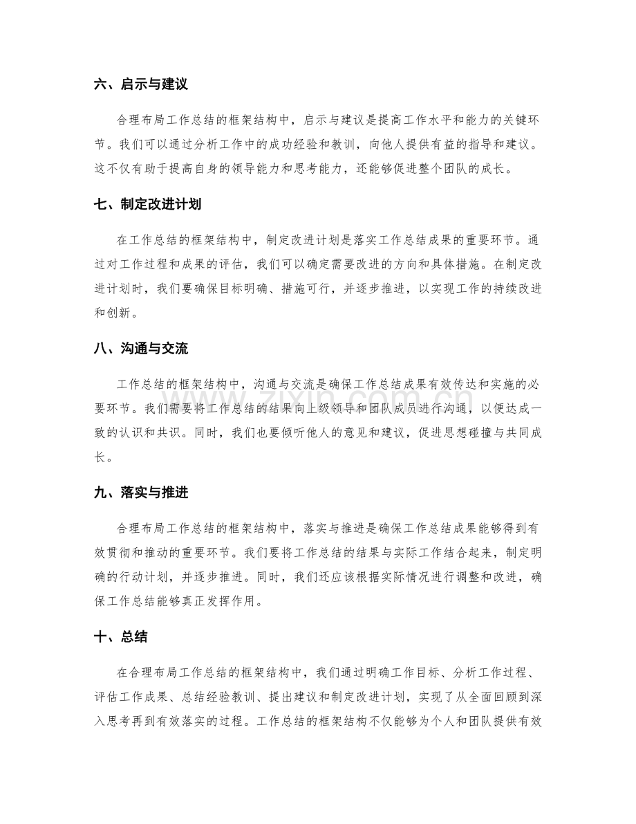 合理布局工作总结的框架结构.docx_第2页