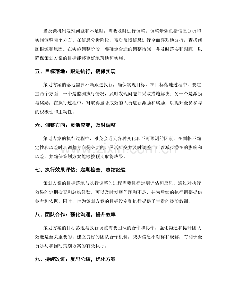 策划方案的目标落地与执行调整.docx_第2页