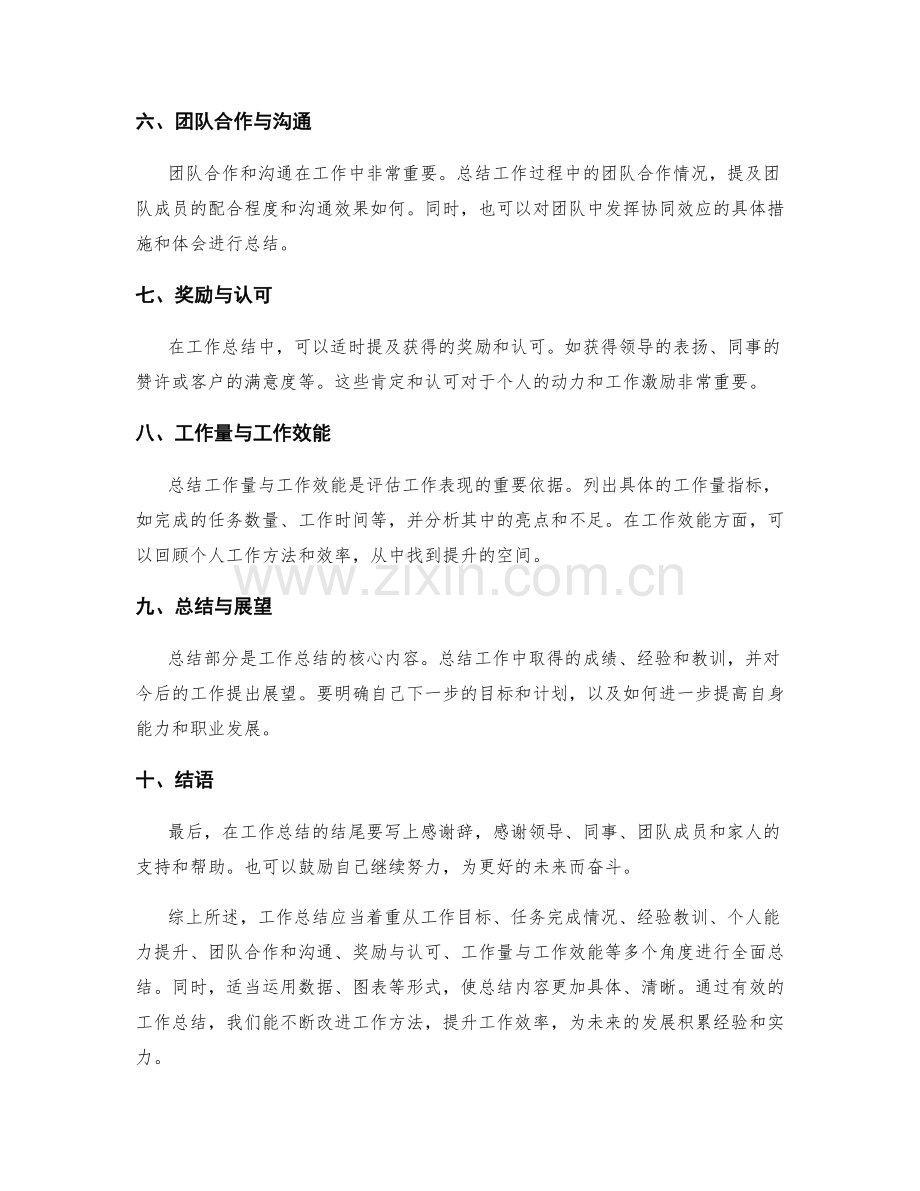 有效的工作总结格式和内容选择.docx_第2页