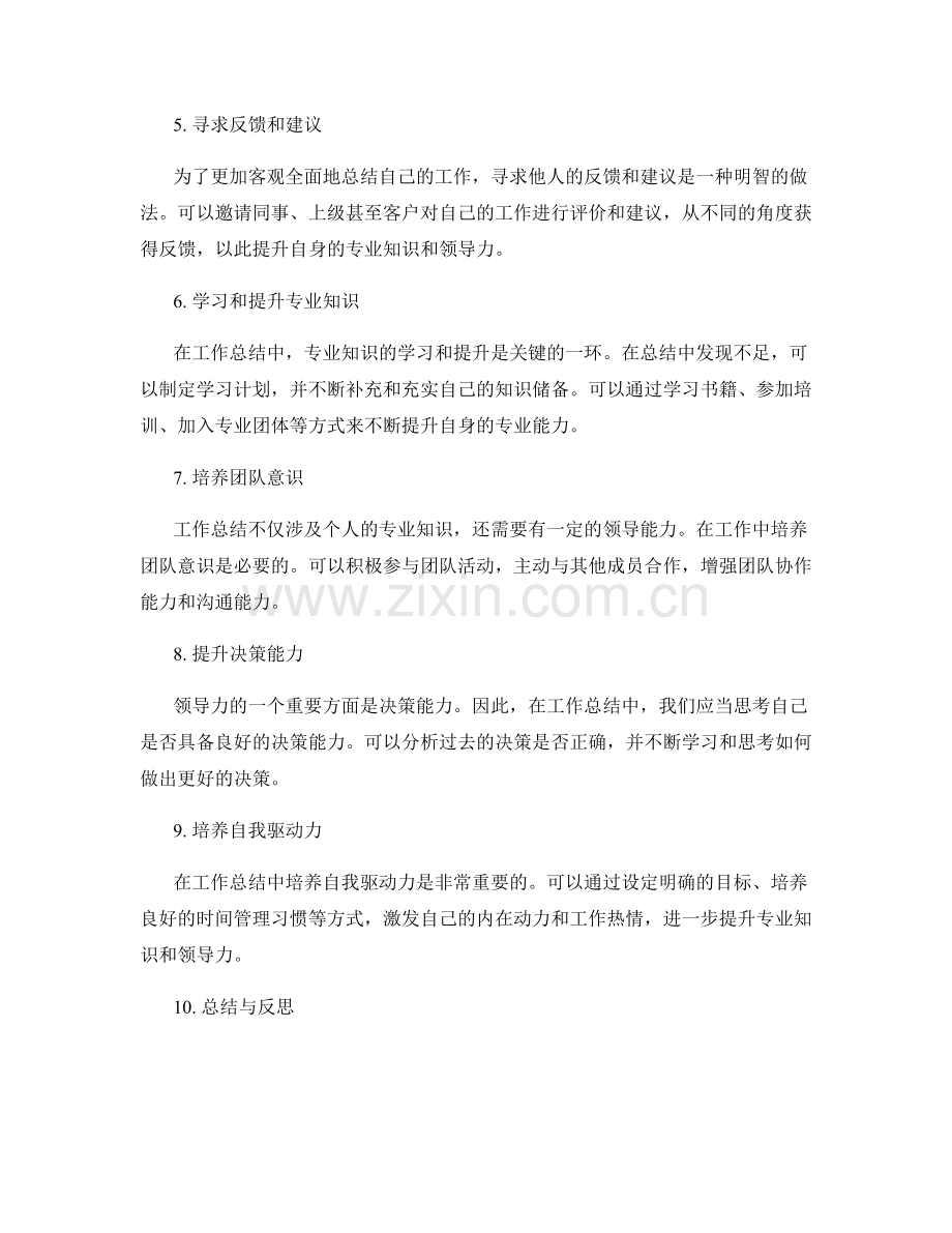 提升工作总结的专业知识与领导力.docx_第2页