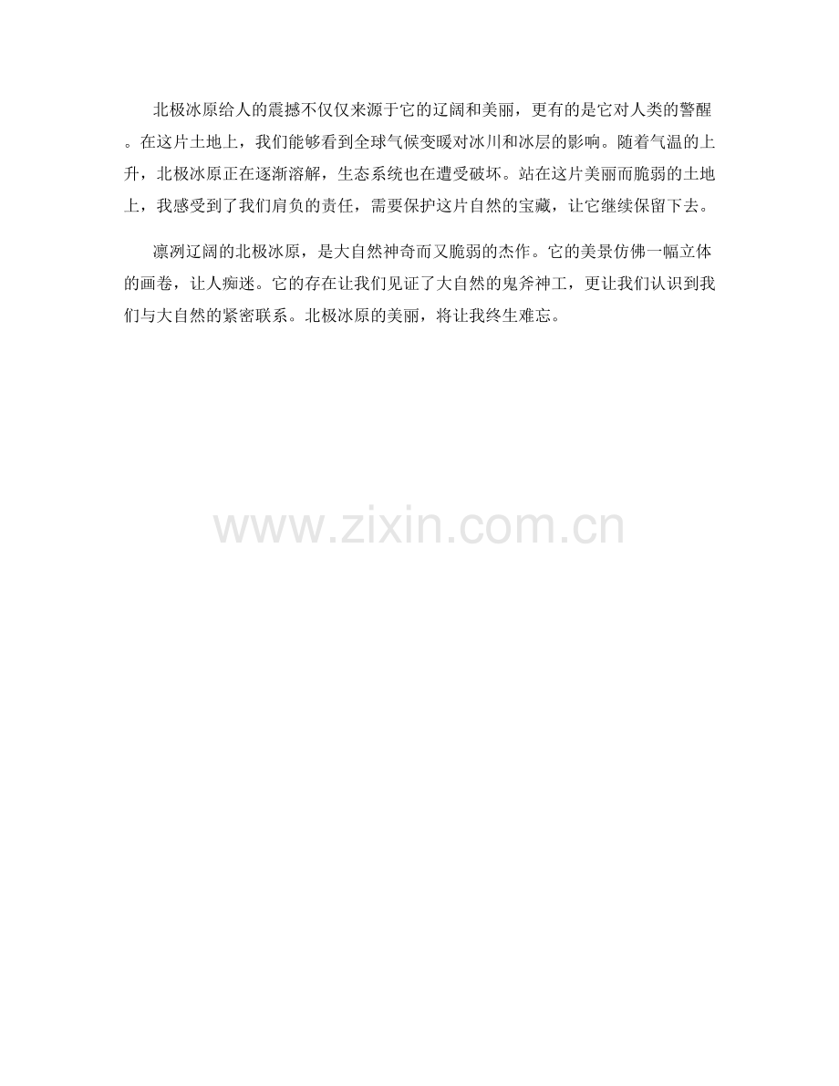 凛冽辽阔的北极冰原.docx_第2页