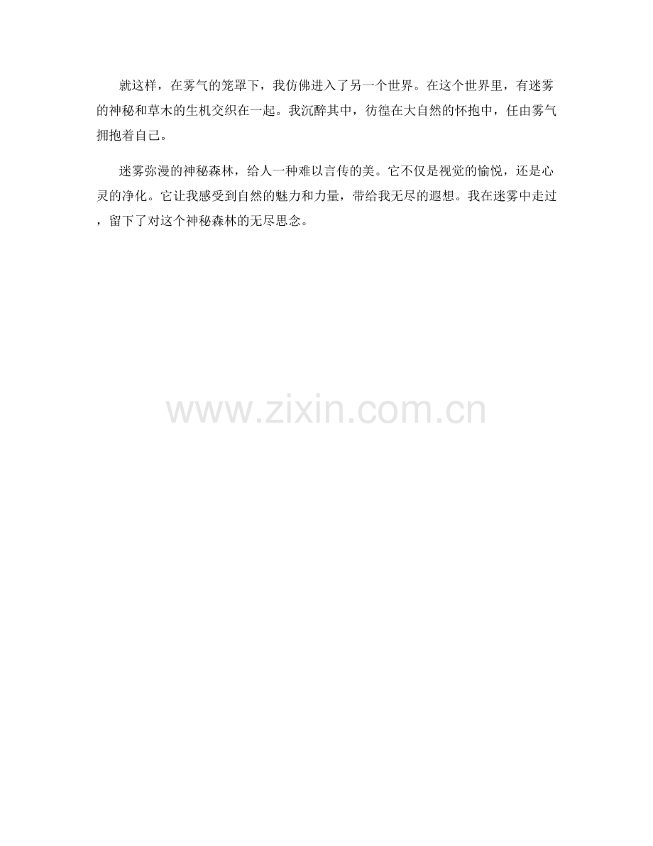 迷雾弥漫的神秘森林.docx_第2页