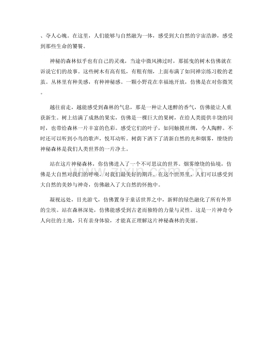 烟雾缭绕的神秘森林.docx_第2页