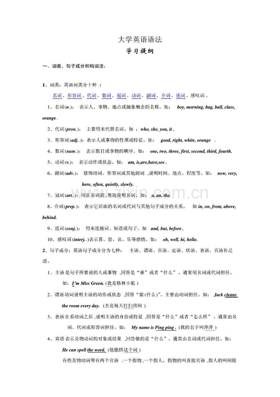 大学英语语法大全.pdf_第1页