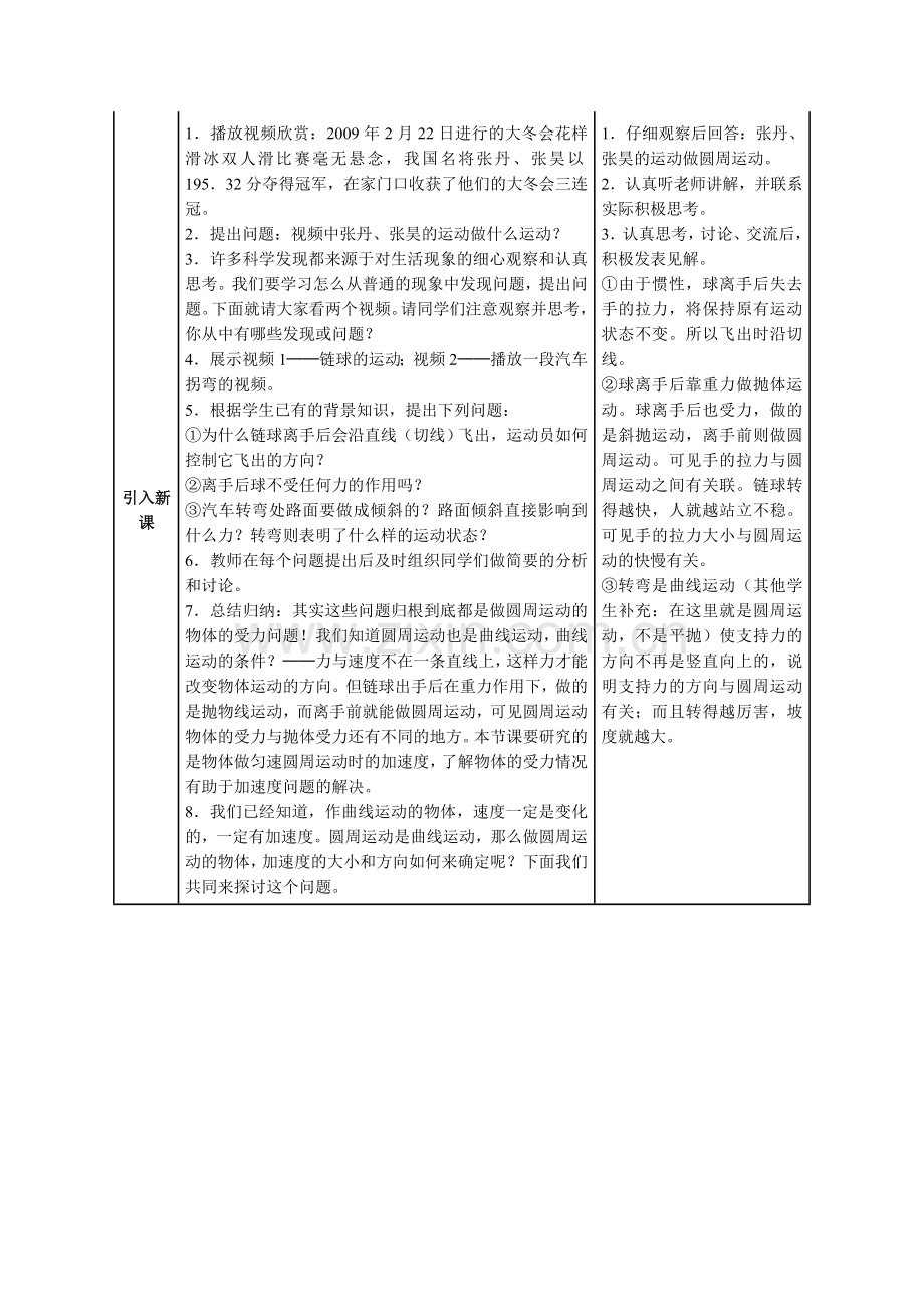 《向心加速度》教学设计.doc_第2页