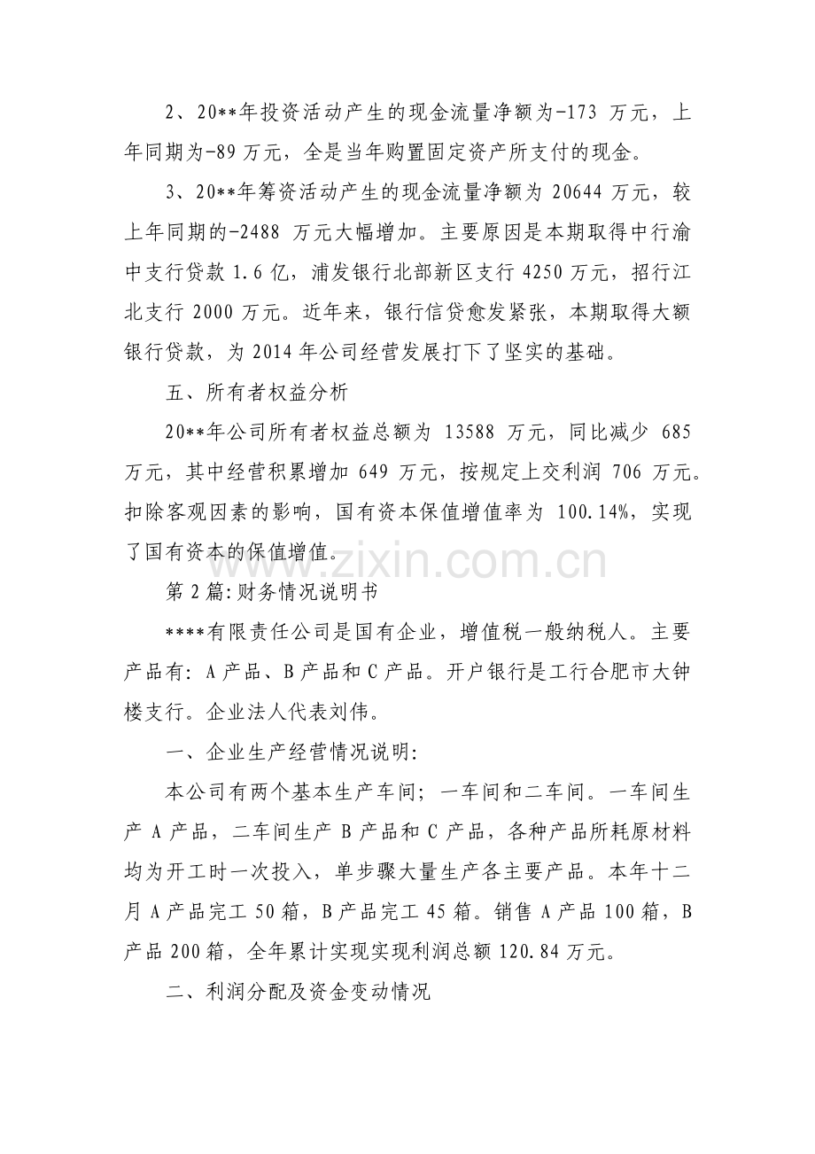 财务情况说明书范文(9篇).pdf_第3页