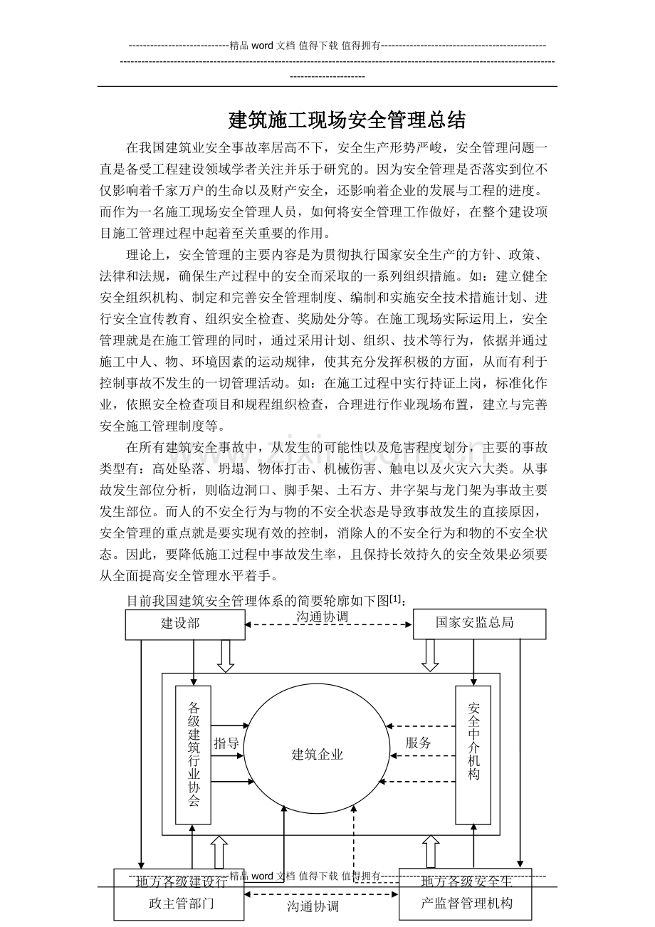 建筑施工现场安全管理总结.docx_第1页