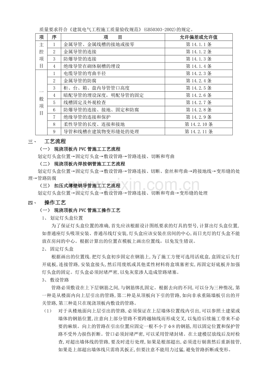 建筑结构(水电管预埋)专项施工方案.doc_第2页