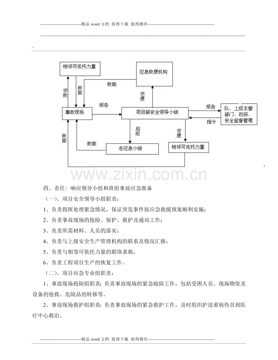 施工升降机生产事故应急准备和响应救援预案.doc_第3页