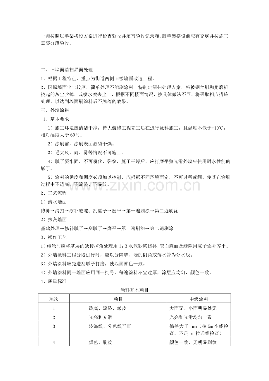 脚手架-外墙涂料施工方案.doc_第2页