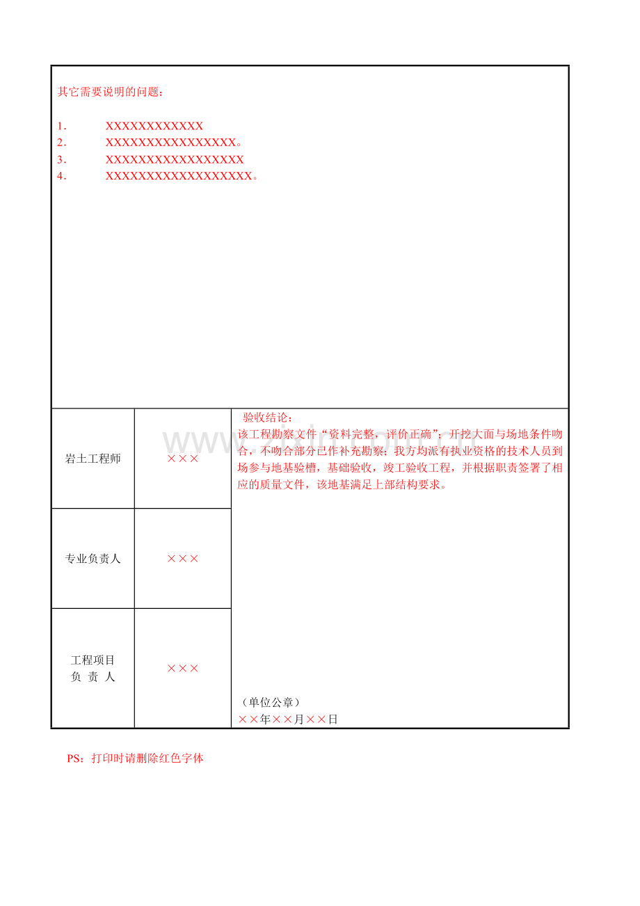 房屋建筑工程和市政基础设施工程-勘察文件质量检查报告-填写范例.doc_第3页