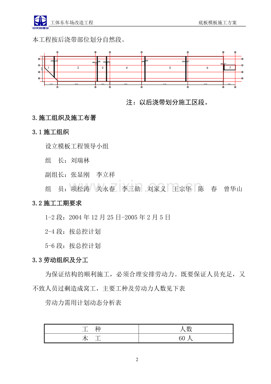 模板工程施工方案(底板上皮).doc_第3页